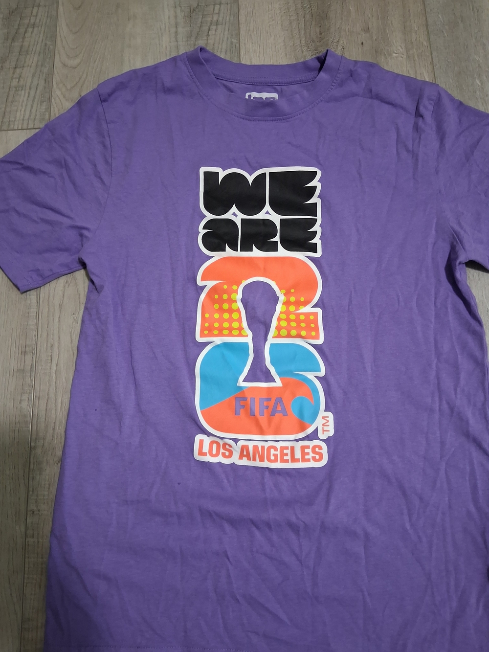 FIFA Los Angeles Purple Graphic Short Sleeve Tee